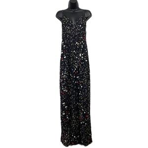 AFRM Black Floral Maxi Dress